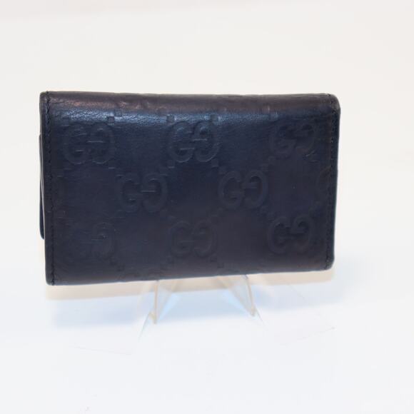 Gucci Guccissima 6-Ring Key Holder Restored & Dyed Black - Picture 2 of 6